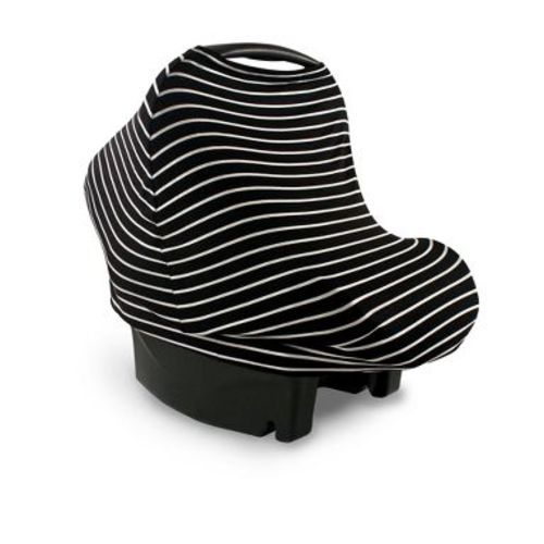 Yoga Sprout Baby Unisex Multi-use Car Seat Canopy, Black Stripe, One Size