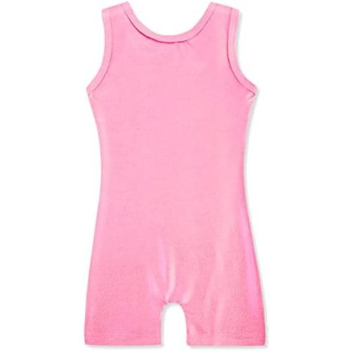 HOZIY Gymnastics Leotards with Shorts for Girls Toddlers Kids Biketard Tumbling Outfits Sparkle Unicorn Leopard Galaxy