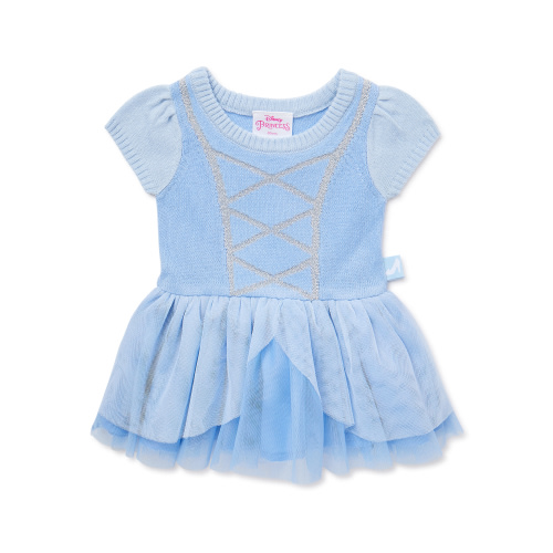 Cinderella Baby Girl Princess Cosplay Dress, Sizes 0/3M-6/9M, Tulle Skirt, Fairy Tale
