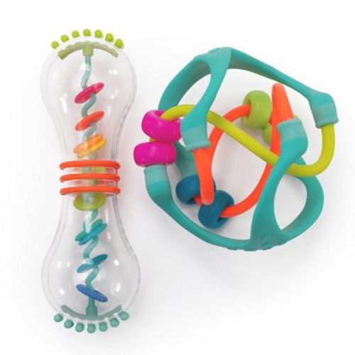 Sassy Toys Busy Beads Rattle Set - 2pk