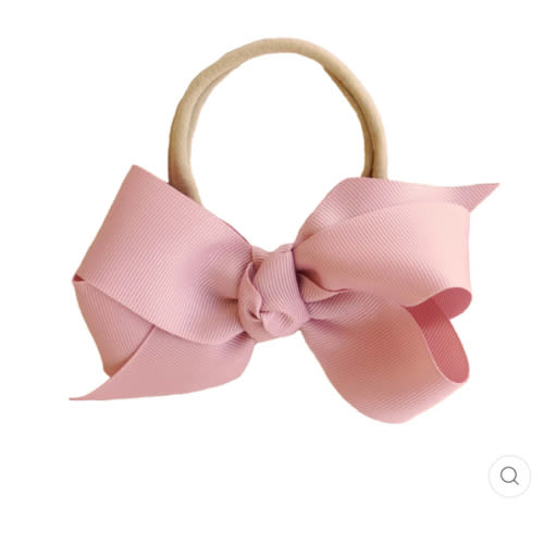 Ribbon Bow Headband | Vintage Rose
