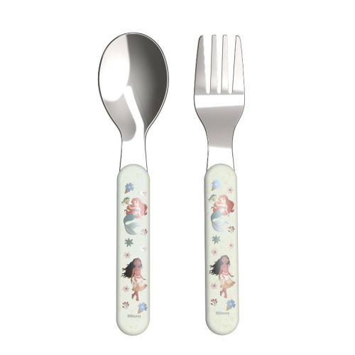 Zak Designs Princess 2pc Bamboo Flatware Set