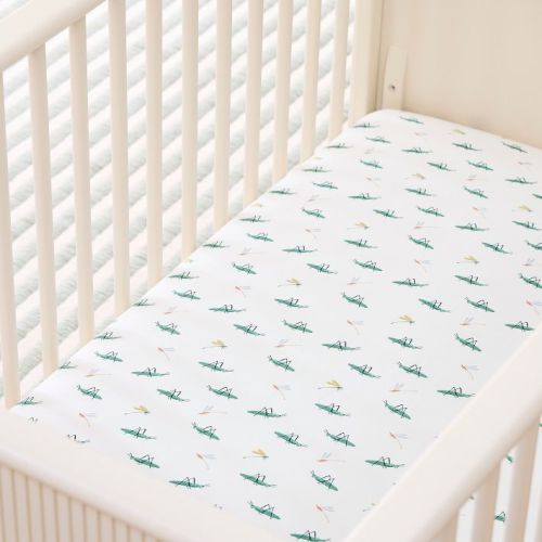 Grasshopper Crib Fitted Sheet