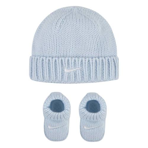 Newborn Baby Nike Knit Hat and Booties 2-Piece Set