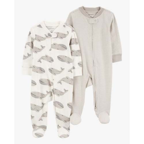 Baby 2-Pack 2-Way Zip Sleep & Play Pajamas - Carter's | Carter's