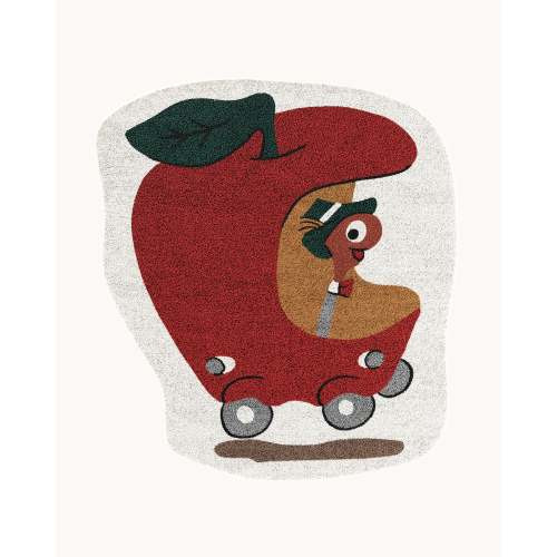 Apple Car Rug | Richard Scarry x Nestig