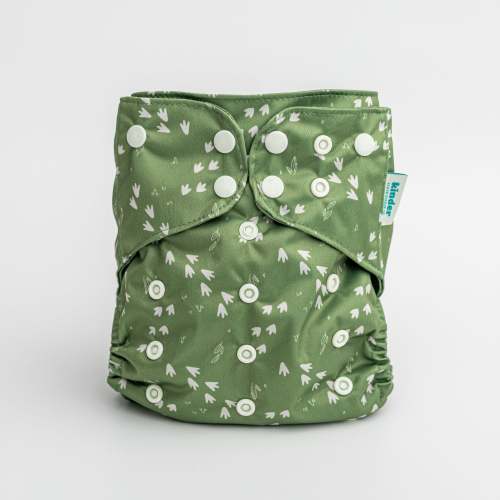 Animals and Insects: Essentials Pocket Cloth Diaper with Athletic Wicking Jersey, Grows with your Baby