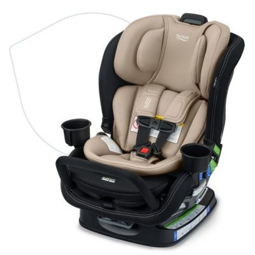Britax Poplar S Slim 17-inch Design With Clicktight Technology Convertible Car Seat - Sand Onyx
