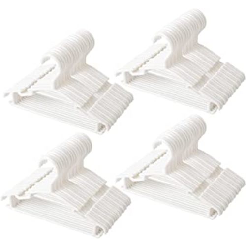 GoodtoU Baby Hangers 100Pack Kids Hangers Plastic Baby Hangers for Closet Children Hangers Infant Hangers Toddler Hangers Small Hangers