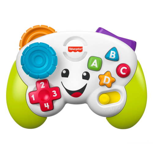 Fisher-Price Laugh & Learn Game & Learn Controller Musical Baby Toy with Lights, Green
