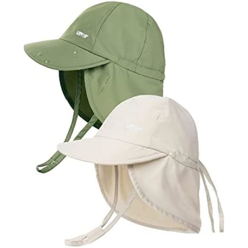 FURTALK Baby Sun Hat with Neck Flap UPF 50+ Adjustable Baby Boys Girls Summer Beach Hat for Traveling Swim Hat