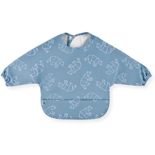 Ryan & Rose Cutie Bib Smock - Baby Smock Bib - Long Sleeve Bib Toddler Art Smock Smock Apron Toddler Bibs Baby Bib