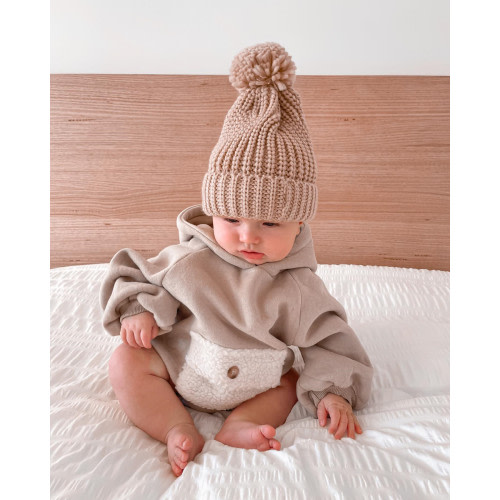 Baby Fleece Pocket Rompers
