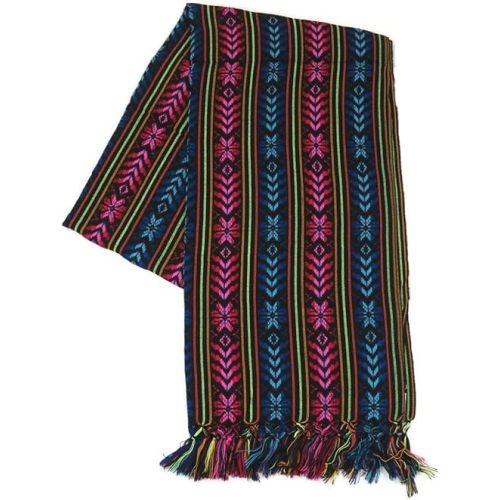 Artesanias FR XL 9 ft Long Doula Mexican Rebozo Shawl Multipurpose Table Runner Decor