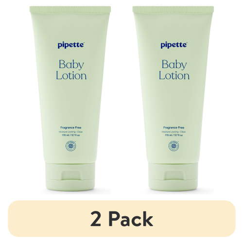 (2 pack) Pipette Baby Lotion, Ultra-Hydration, Fragrance Free, 5.7 fl oz