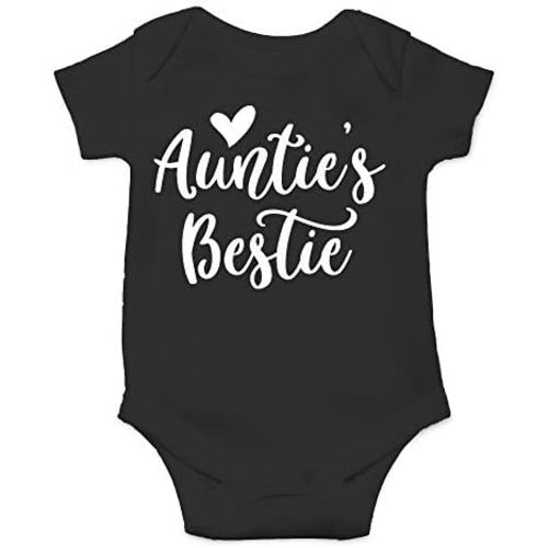 CBTwear Auntie's Bestie Baby Bodysuit Funny Infant Outfit Cute Newborn Clothes Boy Girl Clothing