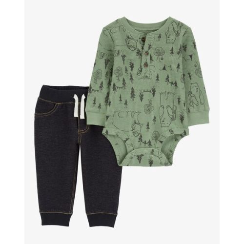 Baby 2-Piece Woodland Creatures Bodysuit Pant Set - Carter's | Carter's