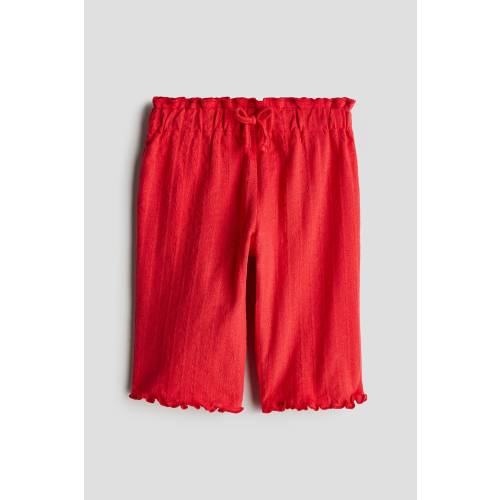 TEXTURED COTTON PANTS