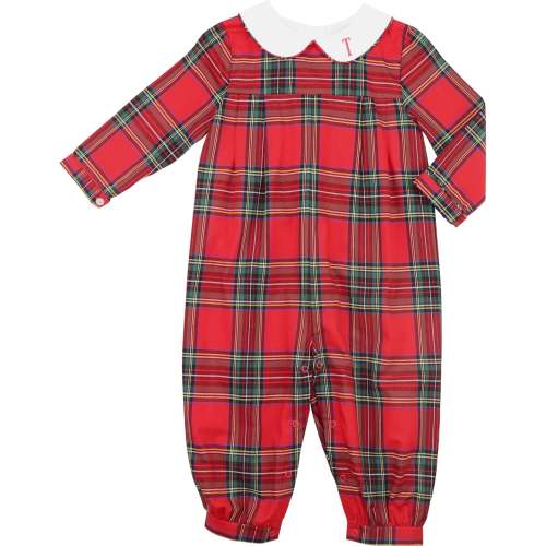 Red Holiday Plaid Long Romper – Cecil & Lou