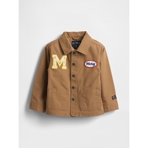 Gap × Disney Baby & Toddler Mickey Mouse Canvas Chore Jacket | Gap
