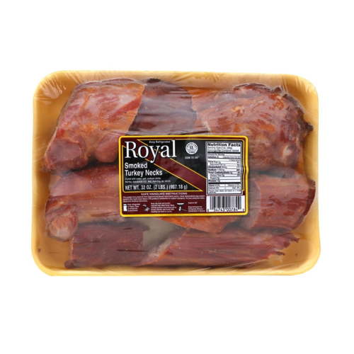 Royal Smoked Turkey Necks, 32 oz