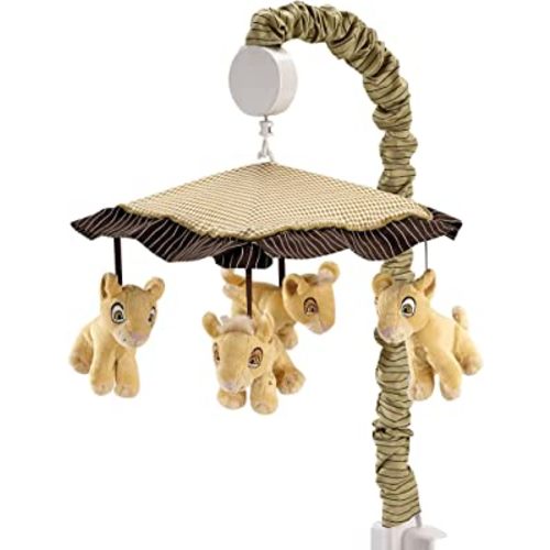 Disney Lion King Simba's Wild Adventure Musical Mobile, Ivory, Brown, Sage, Tan