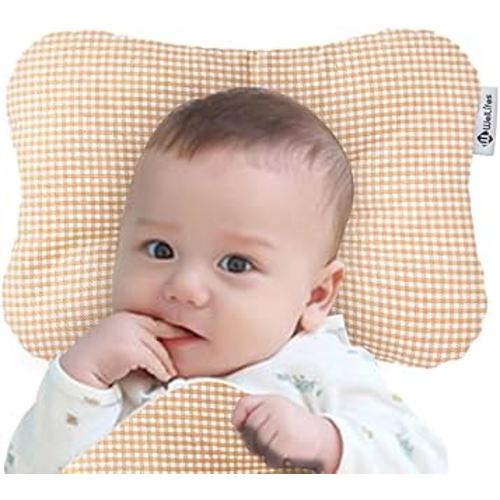 Soft Hypoallergenic Baby Head & Neck Support Organic Cotton Cover Machine Washable (BabyStar Blue)