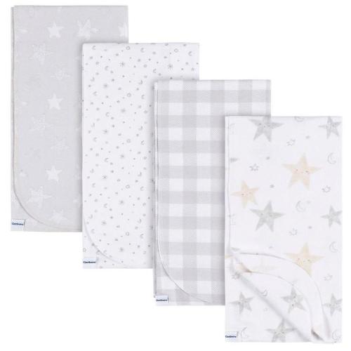 Gerber Moon &amp; Stars Baby Blanket Set
