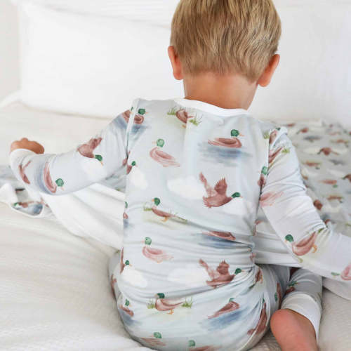 Little Duckling Two Piece Pajama Set, Size 18-24M