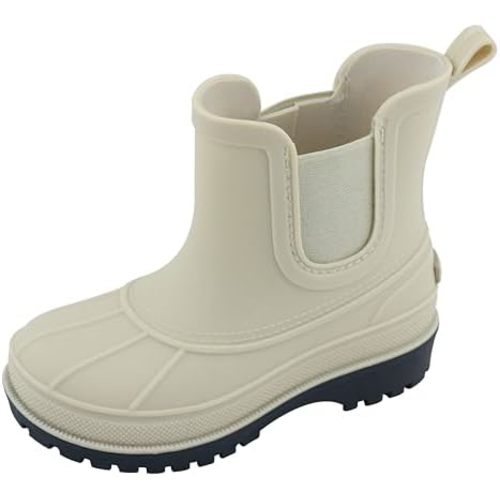 Sperry Toddler Chelsea Rain Boots, Waterproof Rubber Kids Rainboot, Girls/Boys Light Water Shoes for Muddy Park/Hiking