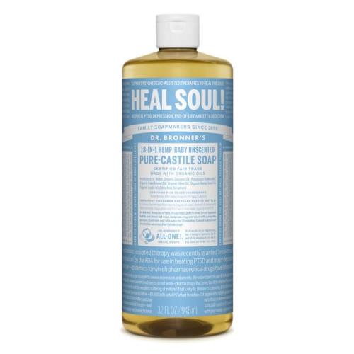 Baby Unscented - Pure-Castile Liquid Soap– Dr. Bronner's US