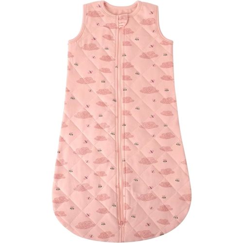 Baby Sleep Sack Sleeveless Super Soft Cotton Warm 6-12 Months 1.5 Tog, Sleeping Sack Soft Comfortable Wearable Blanket 2-Way Zipper, Sleeping Bag Sleepsack Unisex Newborn Infant Babies Girls Boys