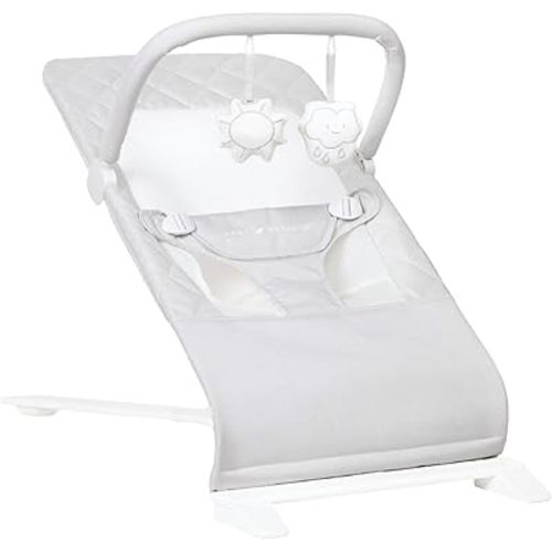 Baby Delight Alpine Deluxe Portable Bouncer | Infant | 0 – 6 Months | Driftwood Grey