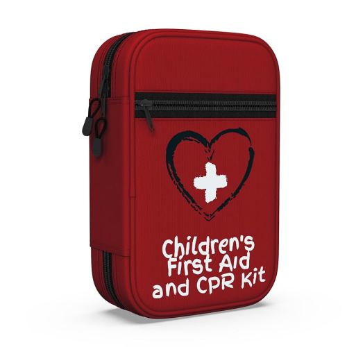 Small, First Aid and CPR Kit for children, toddler, and kids. Large Variety of Bandages to fit your childs injuries. Perfect travel first aid kit, Diaper Bag, Backpack, Car, and More. Quick and Effect