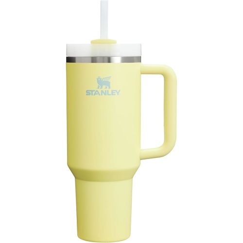 Stanley Quencher H2.0 Tumbler with Handle & Straw 40 oz | Twist On 3-Way Lid | Cupholder Compatible for Travel | Insulated Stainless Steel Cup | BPA-Free | Pomelo