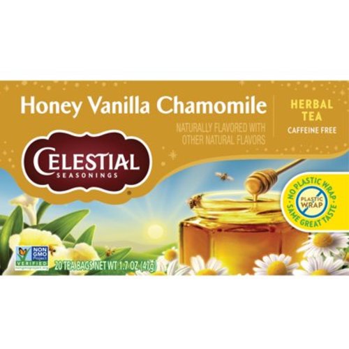 Celestial Seasonings Honey Vanilla Chamomile Caffeine-Free Herbal Tea Bags (20 Count)