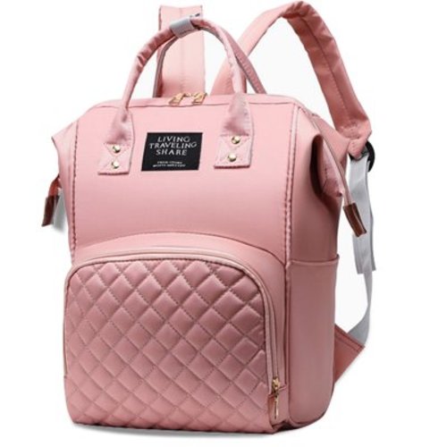 GUANGCAIJIA Backpack Diaper Bags Cute Baby Organizer Stroller Mommy Hospital Delivery Travel Pink