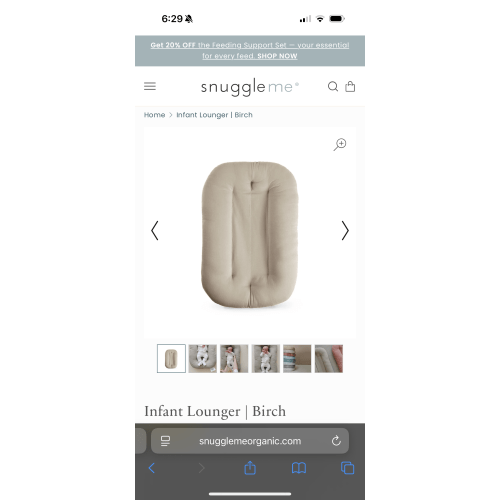 Infant Lounger | Birch