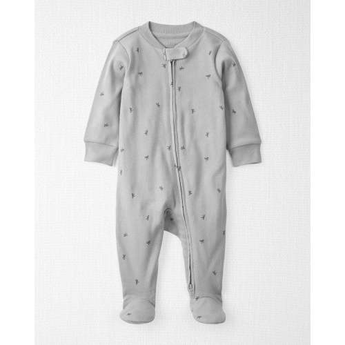 Baby Organic Cotton Sleep & Play Pajamas in Bows - Little Planet | Carter's