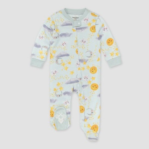 Burt's Bees Baby® Boys' Moon Dreams Sleep N' Play - Light Blue, Size: 6-9M