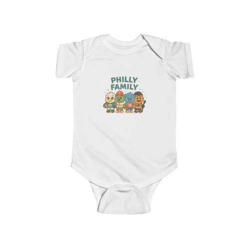 Philly Mascots Infant Bodysuit | Sports Fan City Mascot Design