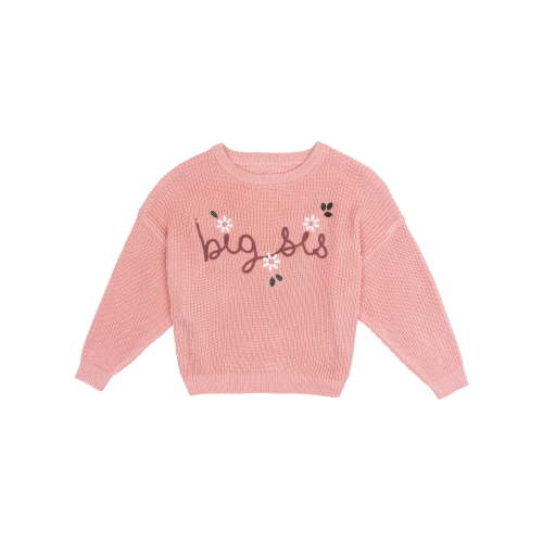 Modern Moments by Gerber Toddler Girl Sibling Matching Sweater, Sizes 12 Months - 5T