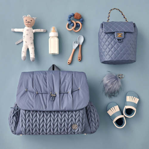 HAPP Brand Levy Backpack Diaper Bag - Ash Blue
