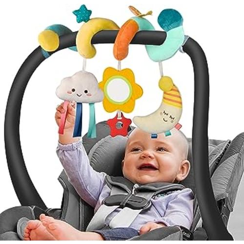 Car Seat Toys Newborn Toys, Stroller Toys Baby Toys 0-3 Months Developmental Infant Toys 0-6 Months for Carseat Stroller Crib, Baby Toys for 0 3 6 9 12 Babies Boys Girls