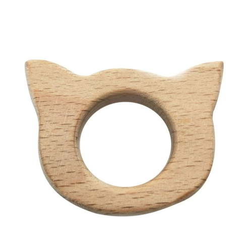 Teether Beech Wood Molar Toy | Unisex Cartoon Teething Relief for Infants 6 Months+ | 8 Styles | 1 Piece | 35-98mm Size | Christmas Gift for Children