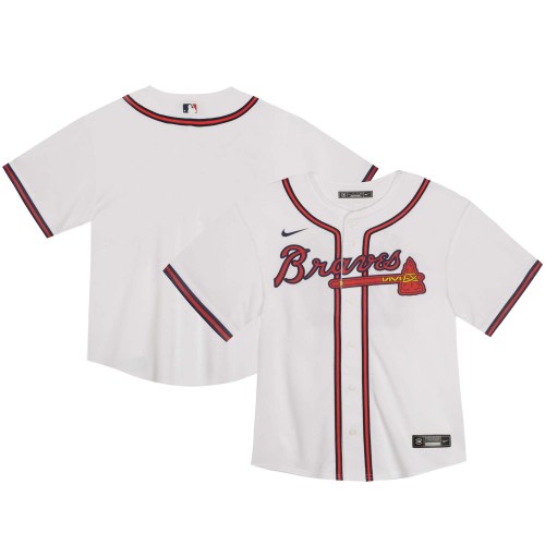 Atlanta Braves Nike Toddler Home Game Jersey – White