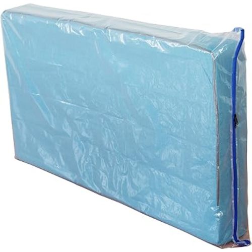 Crib Mattress Storage Bag with Zipper -4 Mil Plastic Waterproof Crib Mattress Bag for Moving and Storage
