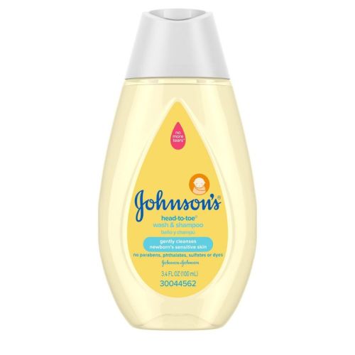 Johnson's Head-to-toe Gentle Baby Body Wash & Shampoo, Travel Size - 3.4 Fl Oz