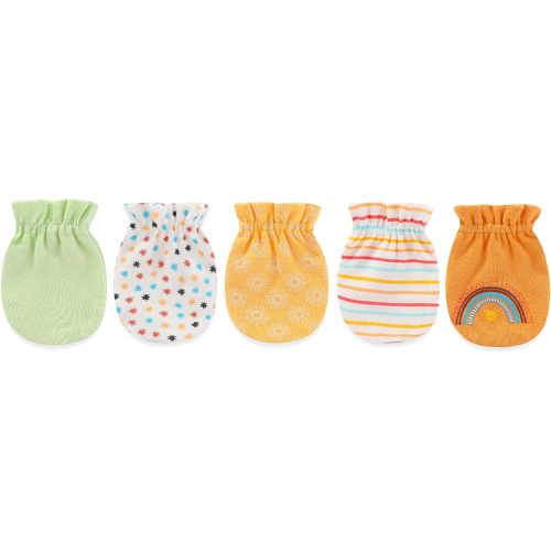 Unisex Baby Cotton Scratch Mittens For Newborn Baby Boys Girls Mittens Accessory 0-6 Months
