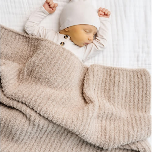Chenille Blanket - Oatmeal - Small & Large